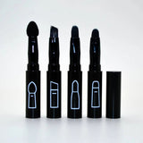 Mini 4-in-1 makeup brush, a multi-purpose, easy to carry out travel