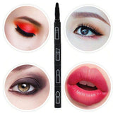 Mini 4-in-1 makeup brush, a multi-purpose, easy to carry out travel