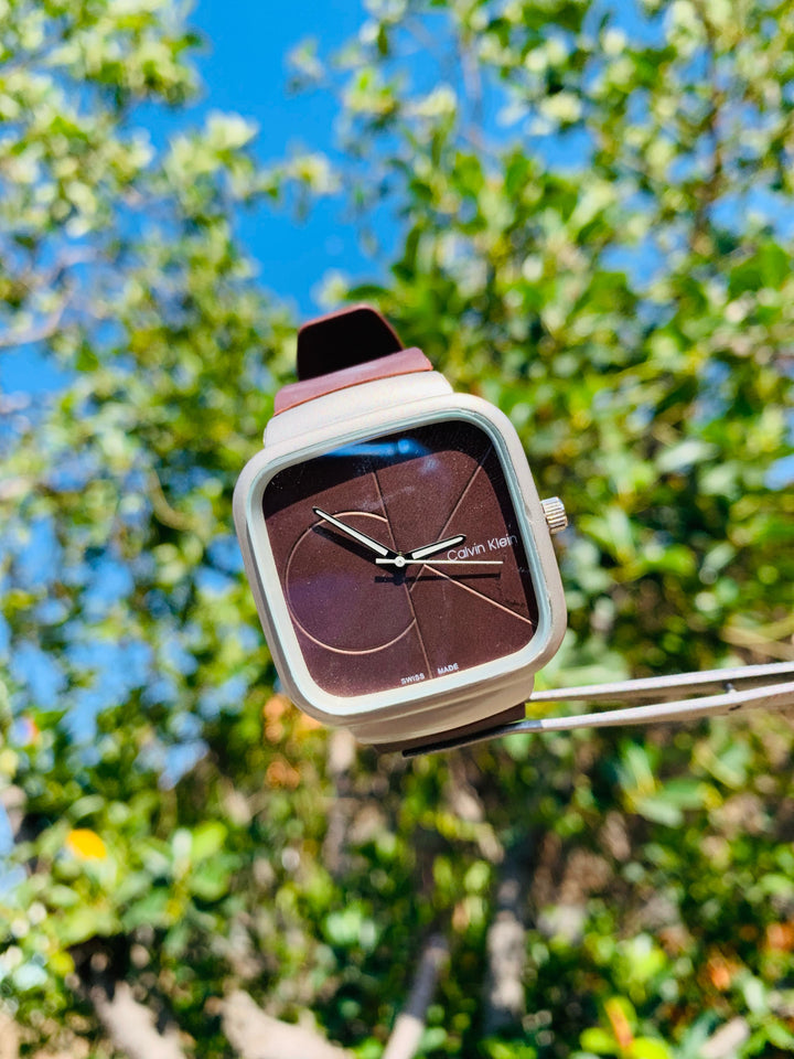 Calvin Klein Slim Square Case Wristwatch